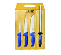 Dick Jeu de couteaux ErgoGrip – 4 pièces – Bleu