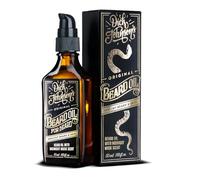 Dick Johnson Huile à barbe Midnight Musk Parfum 50 ml - Huile à barbe avec huile d'argan, huile de jojoba et huile d'amande - Soin de la barbe pour homme à usage quotidien et croissance de la barbe