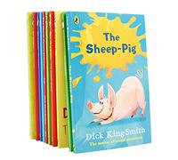 Dick King Smith Collection Pack de 10 livres Prix conseillé 50,90 £ (Dinosaur Trouble, The Jenius, The Hodgeheg, The Invisible, The Mouse Family Robinson, Smasher, Harry's Mad, The Swoose, The Golden