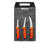 Dick Set de 3 couteaux de chasse Outdoor pour dépecer et découper le gibier