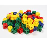 Dick Système de 170100 1000 Cubes à emboîter 4 couleurs dans la boîte, bords Longueur 1,7 cm