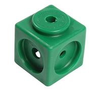 Dick Système de 340010 10 Géant Cubes à emboîter, bords Vert Longueur 3.4 cm