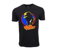 Dick Tracy Graphic T Shirt Black 3XL