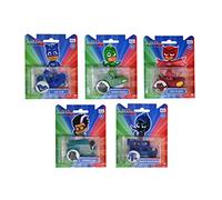 Dickie 203141005 PJ Mask Die Cast Modèles Assortis Bleu/Rouge/Vert/Gris