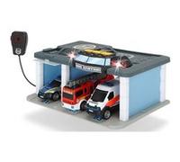 Sos Station De Sauvetage Avec Police, Pompiers Et Ambulance-Dickie Toys