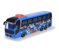 Dickie Toys Bus MAN Lion's Coach – Véhicule roue libre 27 cm – Portes ouvrantes – Jouet enfant