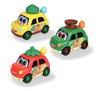 Dickie - ABC Fruit Friends - Véhicule sur Le Thème du Fruit - 12cm - 3 Modèles - Fonctions Sonores et Accessoires - Dès 12 Mois - 204112009