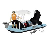 Dickie - Bateau de Pêche - Figurine Pêcheur - Nombreux Accessoires - Dès 3 Ans - 203833004