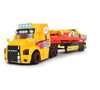 Dickie Toys Camion remorque Sea Race – Lumières et sons – 41 cm Doré