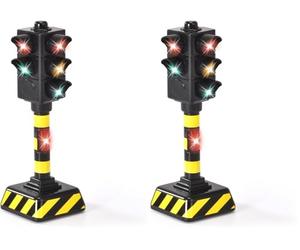 Dickie - Feu Tricolore - 12cm - Fonctions Sonores et Lumineuses - Dès 3 Ans - 203341034 (Lot de 2)