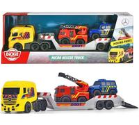 Dickie Mini Lawn Truck Set With Emergency Vehicles Fire Brigade All-Terrain Vehicle