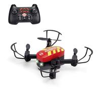 Dickie - RC Drone de Pompiers 12CM - Equipé d'une télécommande avec fonctions de pilotage - 201103011038