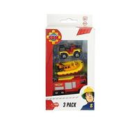 Dickie Toys 203099629401-Dreiteiliges Véhicule Pompier Sam Set