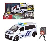 Dickie Toys 203713015SI1 Citroën Police Portugal PSP Van 15 cm avec Radar, lumière et Son