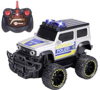 Dickie Toys Voiture RC Suzuki Jimny Police (20 cm) - Voiture de Police télécommandée à partir de 3 Ans avec lumière et Son, Voiture de contrôle à Distance pour Enfants, 8 km/h, télécommande 2,4 GHz
