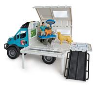 Dickie Toys 203837015 Light & Sound Iveco Playset Vehicle Rescue-Mobile Veterina