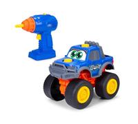 Dickie Toys - ABC Build A Ford Raptor F-150 - Kit de Construction véhicule pour Enfants à partir de 3 Ans - 25 cm - À Assembler (20 pièces) - avec perceuse à Piles - Roue Libre - Bleu