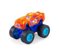 Dickie Toys - Beat Crusher Monster Truck avec Changement de lumière et Musique (17 cm) - Voiture à Monter à partir de 3 Ans avec Retrait et pneus en Caoutchouc, Voiture Jouet pour Enfants, Piles