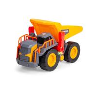 Dickie Toys Camion à Benne Volvo Power Dump Truck (30 cm) - Camion Benne basculante Jouet pour Enfants à partir de 3 Ans avec Roue Libre, Commande à Levier, lumière et Son, Convient comme Jouet de