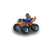 Dickie Toys Cat-Car Giantz PJ Masks 1/64 Mega Wheelz avec Figurine de Chat de Voiture Grand Pneu, 203141015, Multicolore