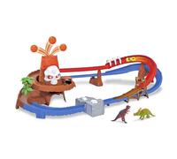 Dickie Toys - Circuit Automobile Skull Volcano Track (100 cm) avec éruption volcanique, Voiture et Accessoires Dinosaures - Autoroute Jouet pour Enfants à partir de 3 Ans, avec lumière et Son, Piles