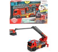 Dickie Toys City Fire Ladder Truck - Pompiers avec échelle pivotante
