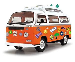Dickie Toys Combi Volkswagen - Surfer Van Rouge