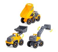 Dickie Toys Ensemble De Véhicules De Chantier Volvo 26 Cm 3 Unités