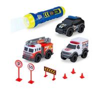 Dickie Toys Ensemble Équipe De Micro-sauvetage Avec Lampe De Poche 9 Cm