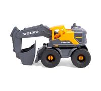 Dickie Toys Pelleteuse Volvo Tough 26 cm – pour enfants dès 3 ans, bras et pelle mobiles