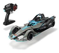 Dickie Toys Formula E Gen2 RC Voiture de Course RC Contrôleur Gun Mode Attack Effet Halo 8 à 11 km/h Charge USB Piles incluses 36 cm À partir de 6 Ans