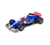 Dickie Toys Formula Racer Team Speed - Voiture Jouet 1:24 avec lumière et Son, Friction et Roues en Caoutchouc - 23 cm - Try Me