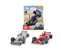 Dickie Toys - Formule Racer (14 cm) - véhicule avec Corde à Tirer pour Enfants à partir de 3 Ans. Échelle 1:32, Couleur aléatoire, (203341035)