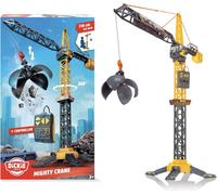 Dickie Toys Grue de chantier Krahn 110cm avec accessoires 360° pivotant fonction