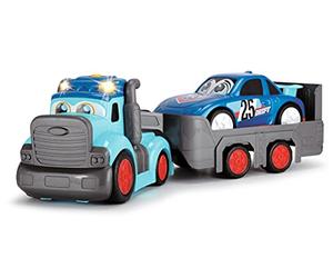 Dickie Toys Happy Camion et remorque 25 Pouces avec 1 Voiture