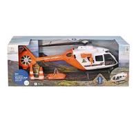 Dickie Toys Hélicoptère de Sauvetage avec lumière et Son, Rotor Rotatif, treuil, 64 cm