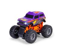 Dickie Toys Mega Monster 1:48 (14 cm), Camion Monstre pour Enfants à partir de 3 Ans, lumière et Son, Friction, pneus en Caoutchouc, Licence Officielle Ford, 4 Assortis, sélection aléatoire