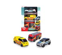 Dickie Toys - Micro Rescue Force Voitures-jouets (8 cm chacune)