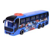 Dickie - Bus Man Lion's Coach - Véhicule Roue Libre 27cm - Jouet pour Enfant - Portes Ouvrantes - 203744017