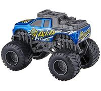 Dickie Toys Monster Truck, 4x4 Camion en Die-cast avec lumière & Son, avec Piles incluses, 2 Couleurs différentes, Rouge ou Bleu, aléatoire, 15 cm, à partir de 3 Ans
