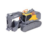 Dickie Toys - Pelle sur chenilles Volvo, 23cm, Excavatrice avec lumière intégrée, Effets sonores, roulettes rotatives, Véhicule de Construction pour Enfants à partir de 3 Ans (203723008)