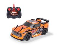 Dickie Toys - RC Auto Track Beast (Orange-Noir) - Voiture télécommandée pour Enfants à partir de 6 Ans avec télécommande (2 canaux FS, 2,4 GHz) et Piles, 15 cm, jusqu'à 6 km/h