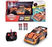 Dickie Toys – Voiture télécommandée Track Beast – RC 2,4 GHz, 15 cm, Orange-Noir, dès 6 ans