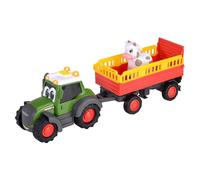 Dickie Toys – Tracteur Fendt Remorque Animaux – 30 cm – Clair – Pour enfants
