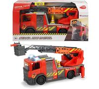 Dickie Toys - Scania Rosenbauer SOS Secours Incendie Lumières Et Sons 35 Cm