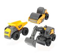 Dickie Toys Set De 3 Véhicules Volvo Micro 2 Assorti 9 Cm