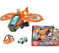 Dickie Toys Sky Patroller Avion De Sauvetage 35 Cm Avec Voiture