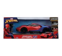 Jada Voiture radiocommandée Ford GT Spiderman 1/16 – Pilotage complet, Turbo – Officielle – 6+