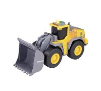 Dickie Toys Volvo Wheel Loader - Chargeuse sur Roues de 23 cm avec Pelle géante, Effets Lumineux et sonores, Jouets de Chantier pour garçons et Filles à partir de 3 Ans