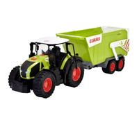 Dickie - Tracteur Claas + remorque 65cm - Son et lumière - Benne basculante - Dés 3 ans